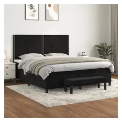vidaXL, Boxspringbett, Marlonin (Flach mit Nägeln) (180 x 200 cm)