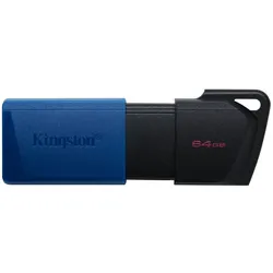 Kingston Technology DataTraveler 64GB USB3.2 Gen 1 Exodia M (Schwarz + Blau) - 2 Pieces