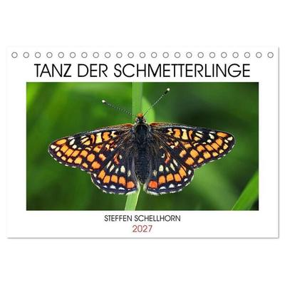 TANZ DER SCHMETTERLINGE (Tischkalender 2027 DIN A5 quer), CALVENDO Monatskalender