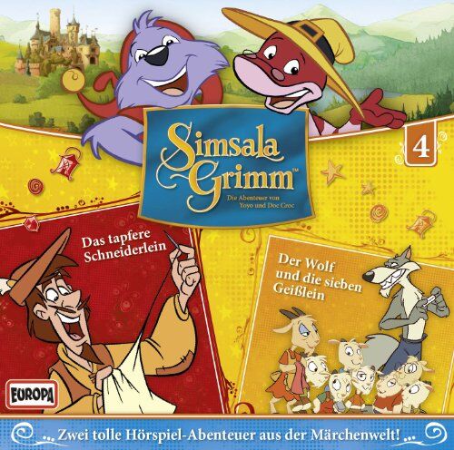 Simsalagrimm - 04/Das Tapfere Schneiderlein/Der Wolf Und Die Si - Preis vom 12.10.2026 11:37:12 h