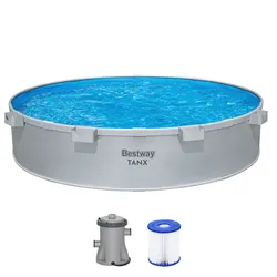 Bestway 561RW Stahlwandpool Tanx mit Filterpumpe Ø305x61cm