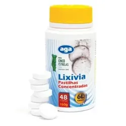 Bleichmittel in fester Tablette (1 Tablette für 6 Liter) 48un
