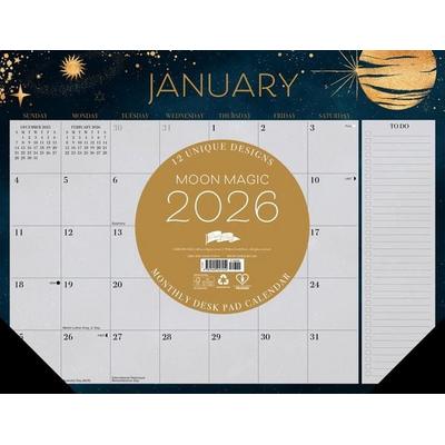 Moon Magic 2026 22 X 17 Large Monthly Deskpad