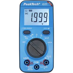 Peaktech, Multimeter, Multimeter, P 1071, 600 V AC/DC, NCV (CAT III 600V, Hand-Multimeter)