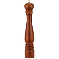 Bisetti Ilsa Pfeffermühle aus Walnussholz, H 42 cm, Mahlwerk aus gehärtetem Stahl