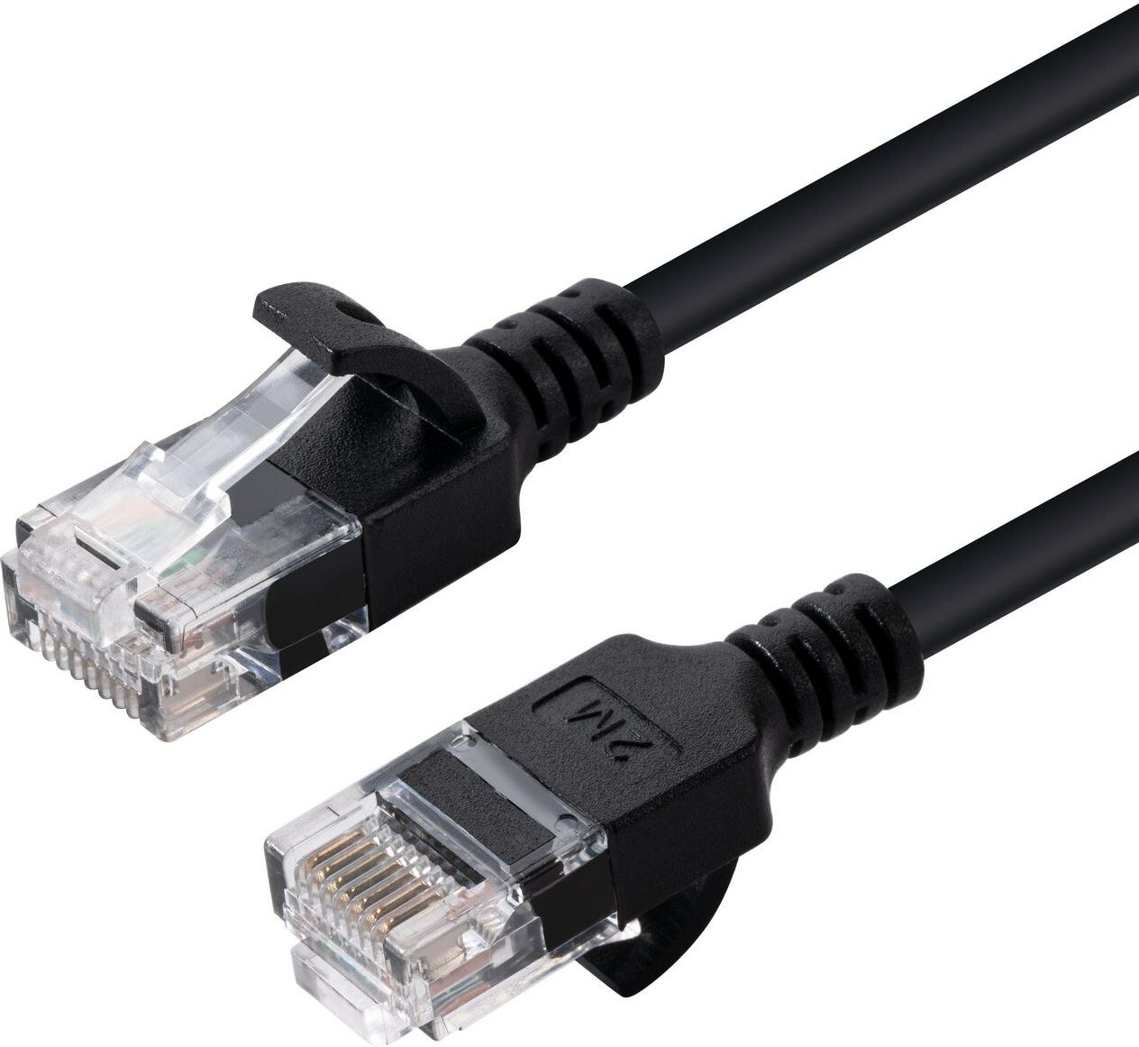 Microconnect U/UTP CAT6 Slim Patch Cable 0.5m - Black