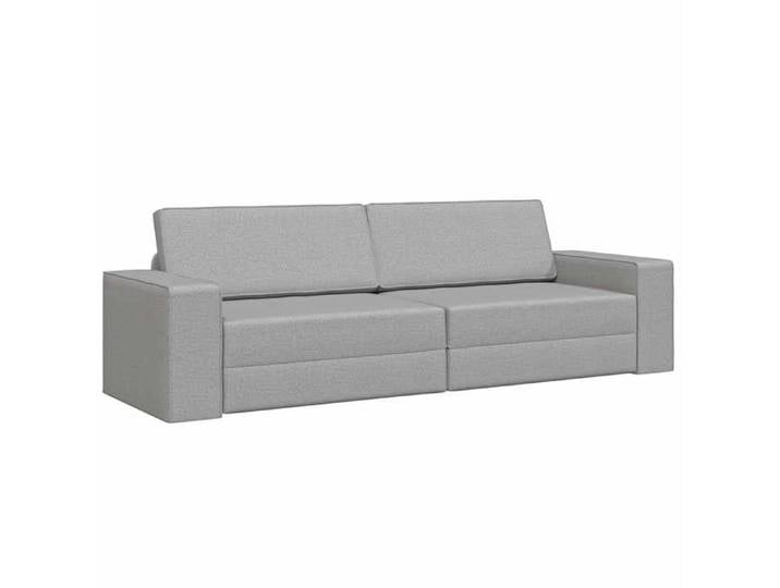 NOUVEAU Sofa réglable - Canapé-lit Convertible - Anti l'humidité - Gris nuage 245x78x77cm tissu 16505