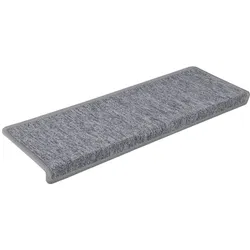 vidaXL Stufenmatten 15 Stk. 65x21x4 cm Weiß und Grau