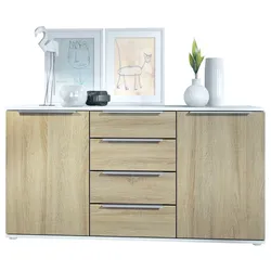 SIDEBOARD Porto Eiche sägerau