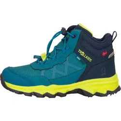 Trollkids Trolltunga Mid Wanderschuhe Kinder | Gr. 34 | blau - blau