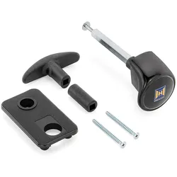 Hörmann Torgriffgarnitur KABA TS 42,5 mm, Kunststoff schwarz