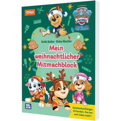 PAW Patrol Mitmachbuch: Mein weihnachtlicher Mitmachblock, Taschenbuch von , Nelson, 978-3-8451-3128-3
