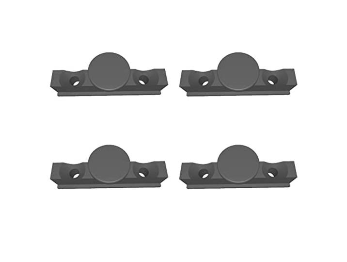 ULROAD Lot de 4 pièces de rechange pour chariot de panneau IKEA Kvartal avec 4 pièces de rechange Gris