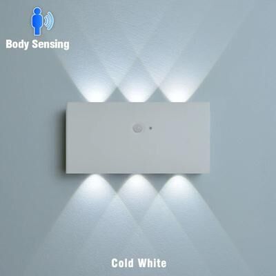 Uplift Picks 5200mAh Rechargeable Motion Sensor LED Wall Sconce white (6000k)