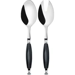 Country Salatbesteck schwarz im Geschenkkarton, 2-teilig