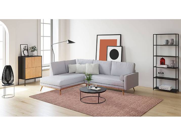 Wollteppich Holi Uni Beige/Beige 170 x 240cm Wolle