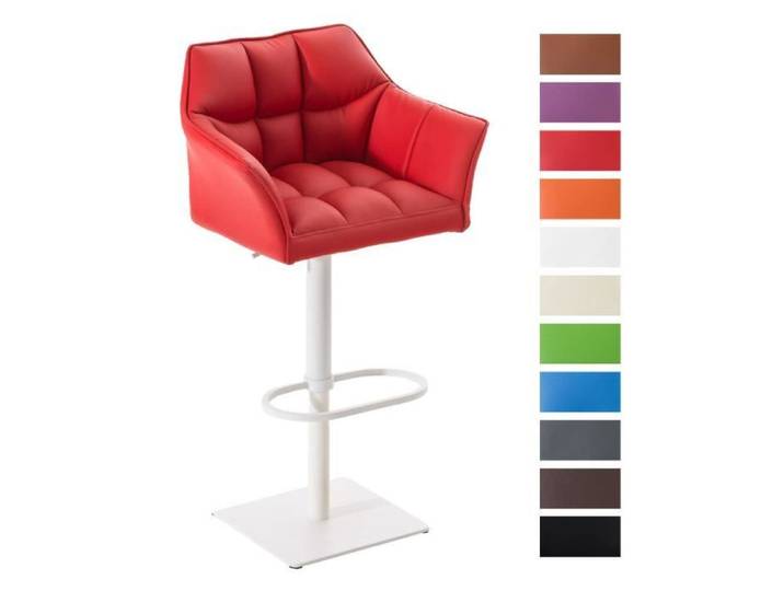 -CLP-Tabouret de bar Damaso avec revetement en similicuir-Array