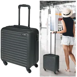 ProWorld Trolley, Koffer, Grau