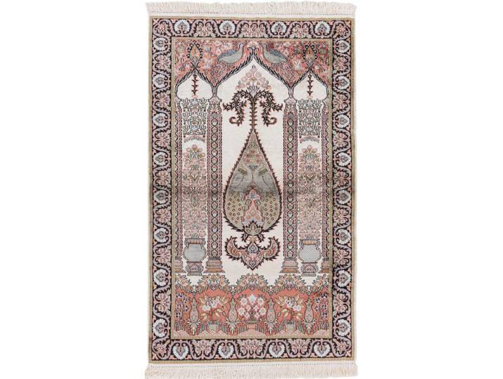 Kaschmir Seide Teppich 92x155 Handgeknüpft Orientteppich Seide