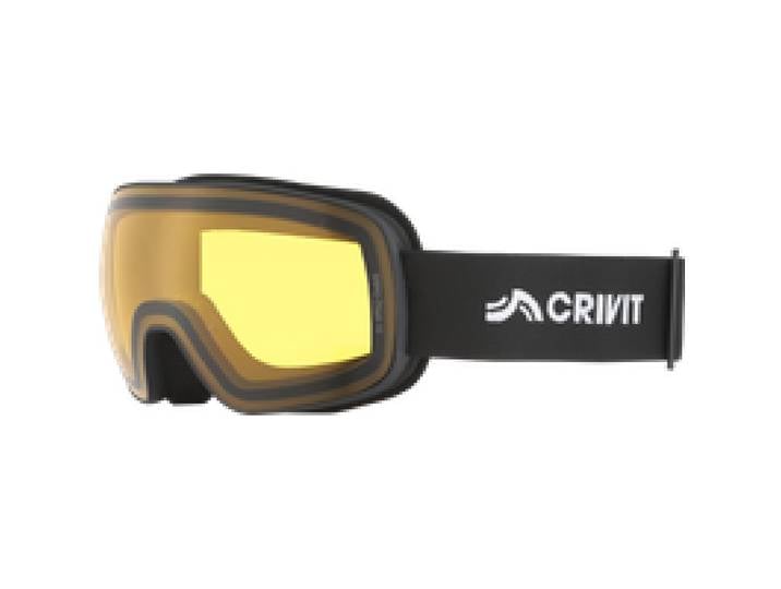CRIVIT Masque de ski et snowboard (Mauvais temps partout, noir)