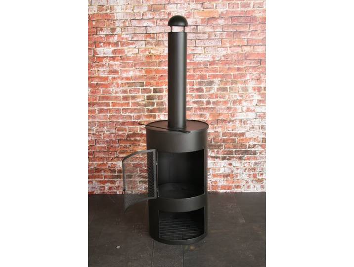 Tuinhaard houthaard drumpot ø45x158cm