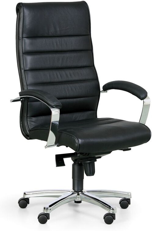Topstar Echtleder-Chefsessel HORIZONT, schwarz