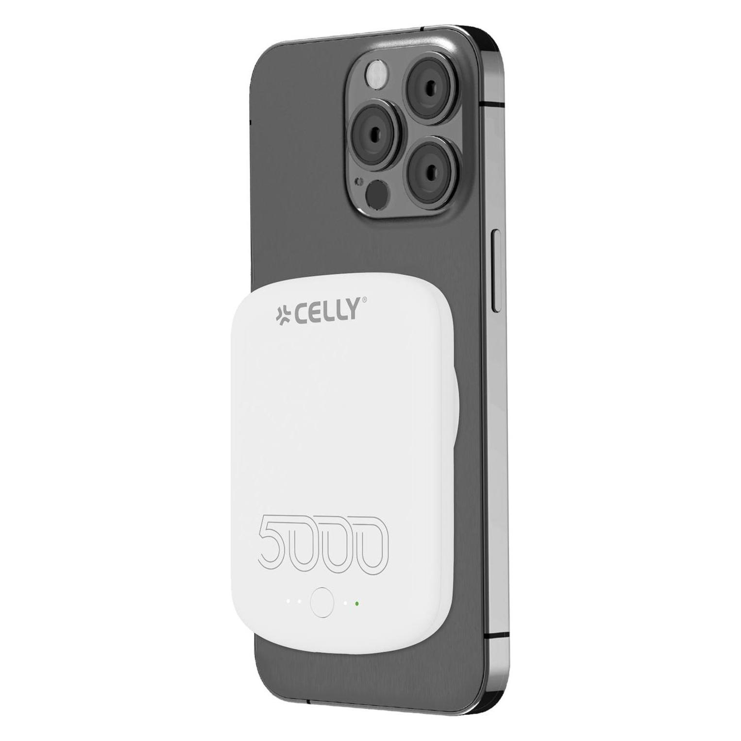 Celly MAGSAFE PB 5000 PRO WH (5000 mAh, 18.50 Wh) (MAGPB5000PROWH)