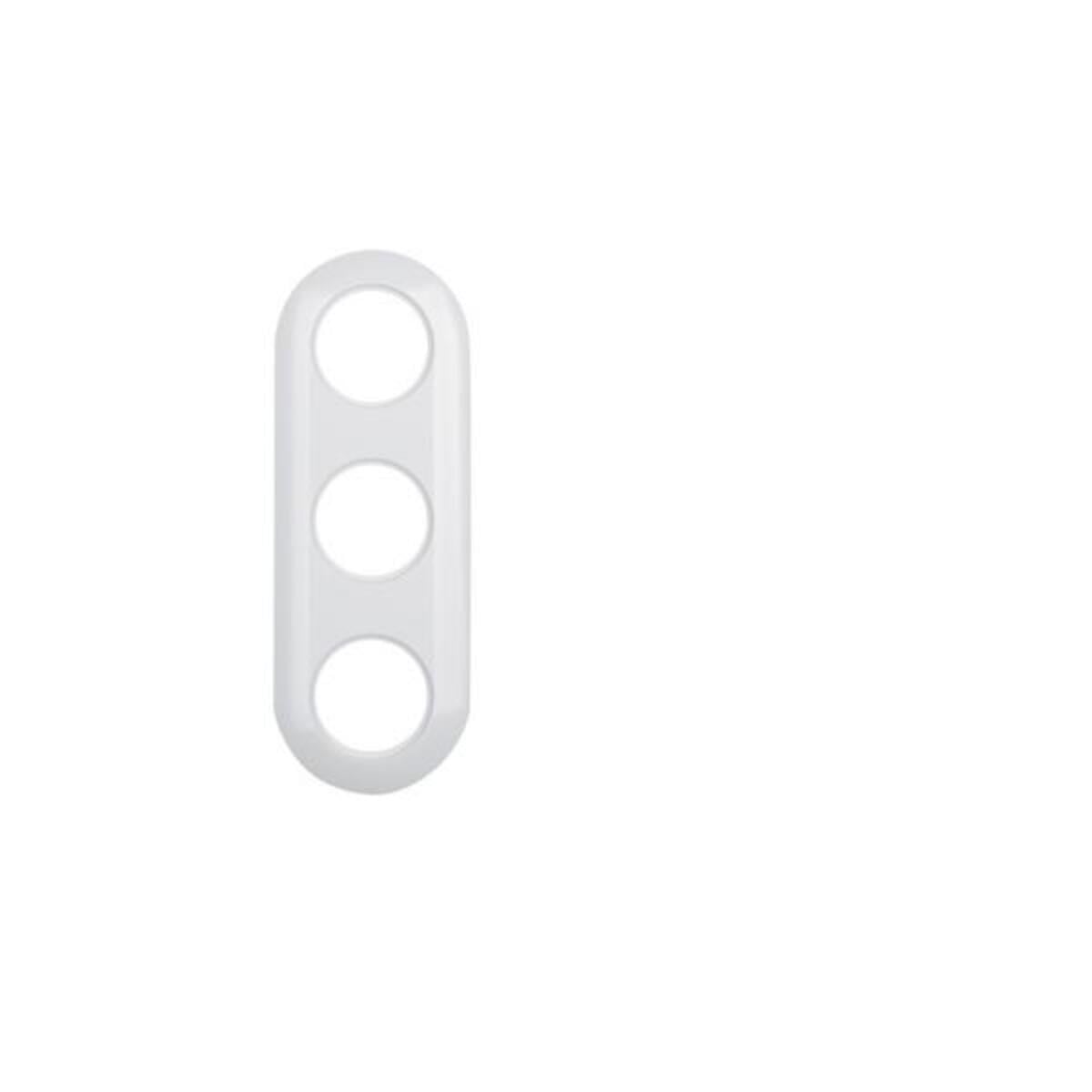 Hager BER S1930 drievoudig frame 138139 polarwit