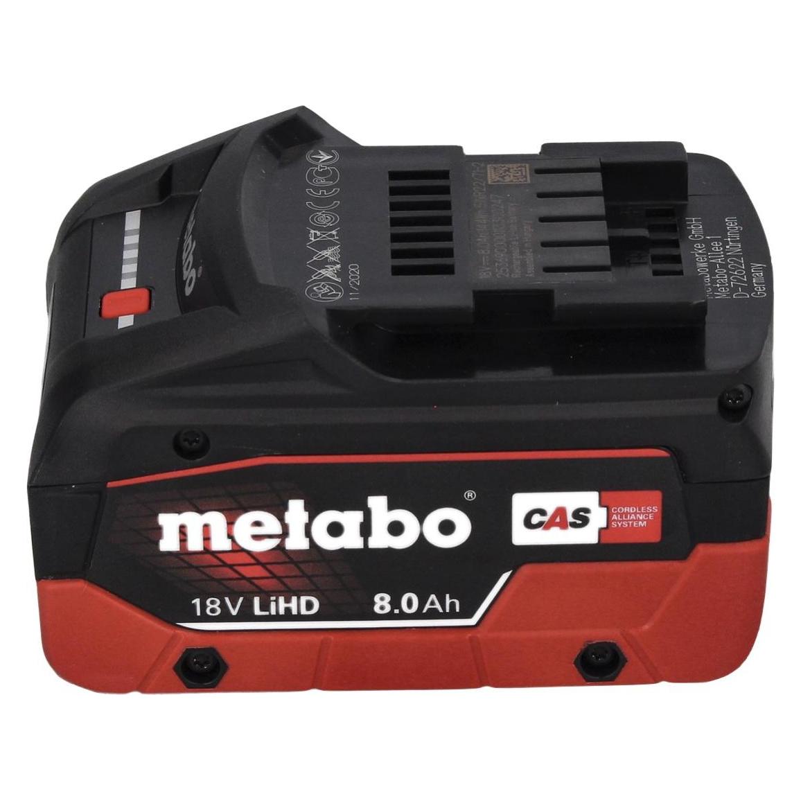 Metabo WB 18 LTX BL 15-125 Quick Akku Winkelschleifer 18 V 125 mm Brushless + 1x Akku 8,0 Ah + meta (125 mm) (601730840)