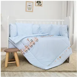 Lorelli, Kinderbettwäsche, Babybettwäsche-Set 5-tlg. (140 x 95 cm, 43 x 35 cm)
