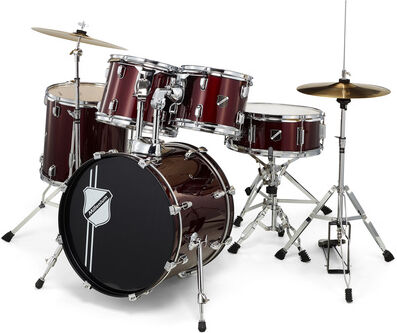 Millenium Focus 18 Drum Set Red Rouge