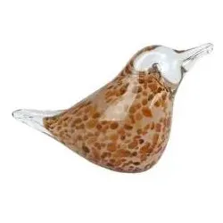 Kleiderbügel, Skulptur Vogel Glas 15X6X9,5 Cm (1x)