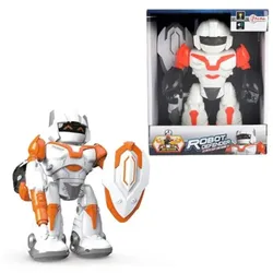 Toi-Toys Interaktiver Roboter Defender mit Licht & Ton, interaktiv für Kinder ab 4 Jahren