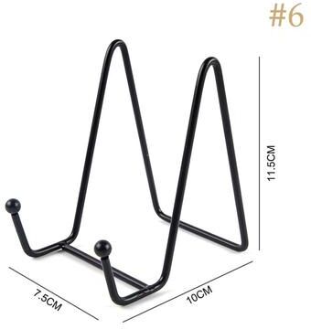 Uplift Treasures Metal Plate Display Stand For Photos And Decor a6