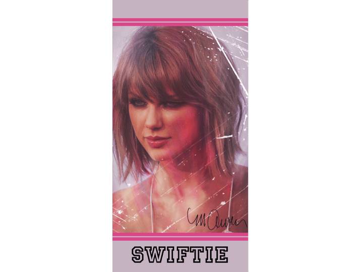 Taylor swift Strandlaken Swiftie 70x140cm Katoen