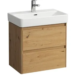 LAUFEN BASE 2.0 Waschtischunterbau, 2 Schubladen, SoftClose, inklusive Ordnungssystem, zu H818959, 572x361x515mm, H4112621082671, Farbe: Wildeiche