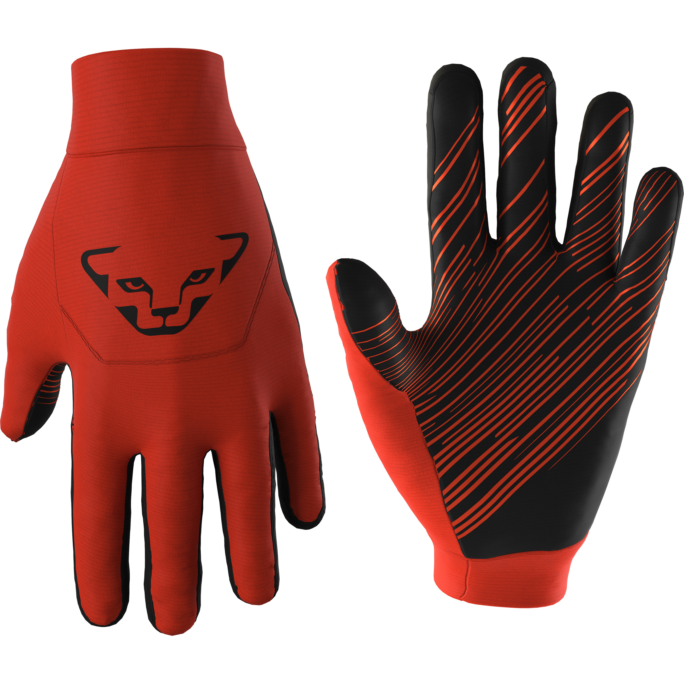 Dynafit Upcycled Thermal Skihandschuhe orange Größe XL Trekking Widerstandsfähig Polartec