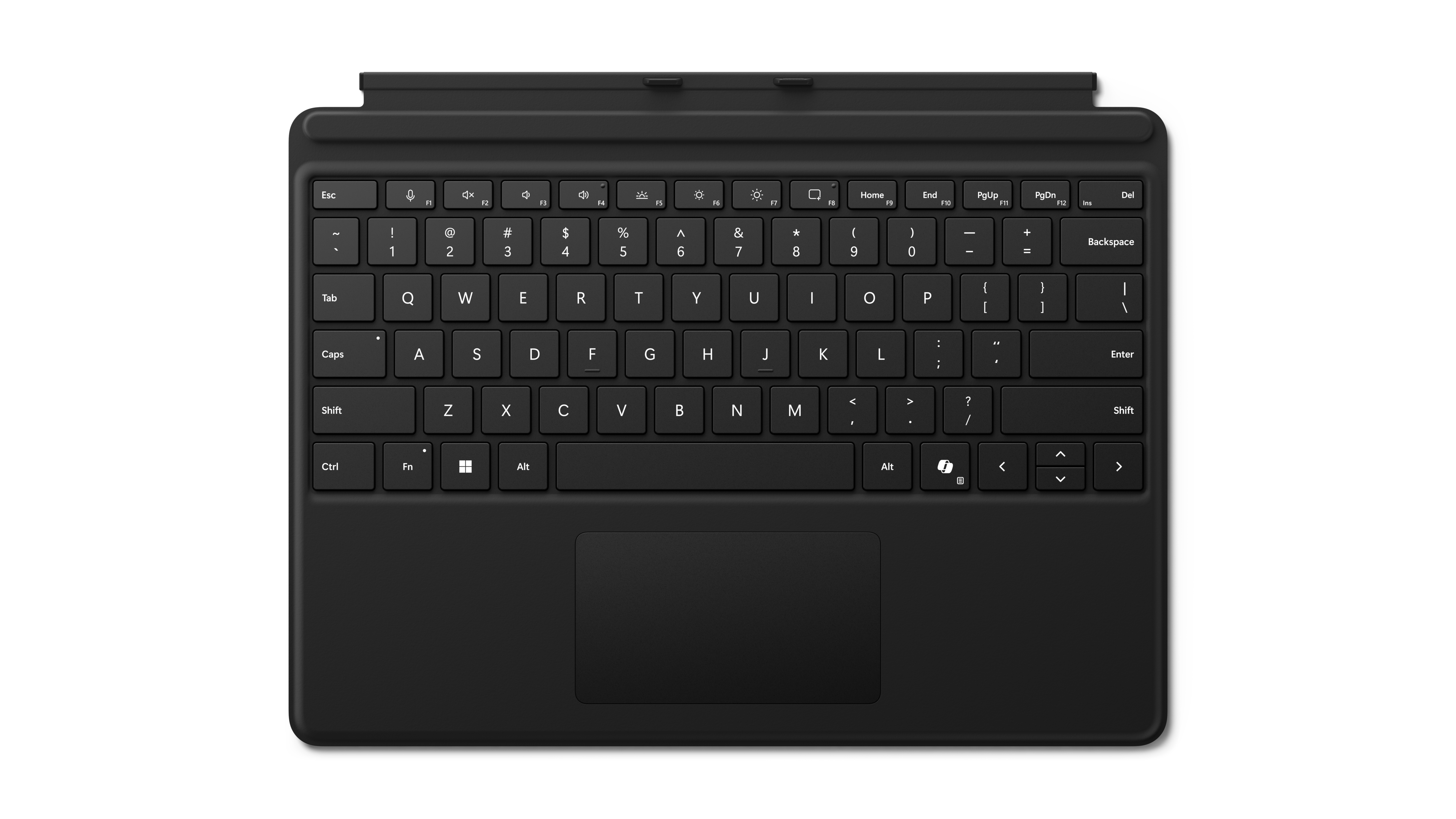 Microsoft Surface Pro Signature Keyboard Schwarz ohne Stiftslot