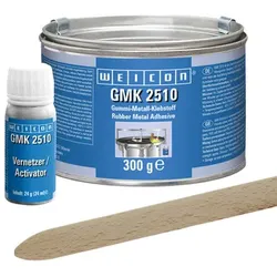 GMK 2510 Kontaktklebstoff | extra starker 2K Gummi-Metall-Kleber | 0,32 kg | schwarz