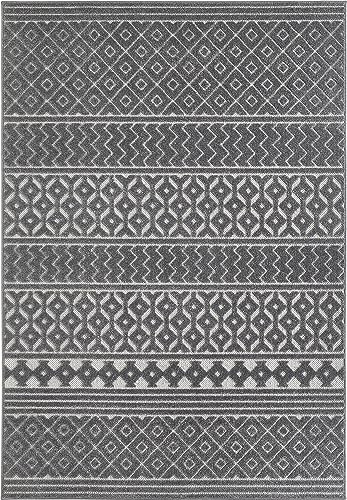 Andiamo Vloerkleed Layton Grijs Klassiek Design 160 x 230 cm