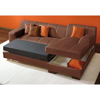 Ecksofa HOME AFFAIRE "Falk klare Linien, elegant und zeitlos, L-Form", grau, B:262cm H:77cm T:159cm, Sofas, Ecksofa, mit Federkern und wahlweise mit Bettfunktion