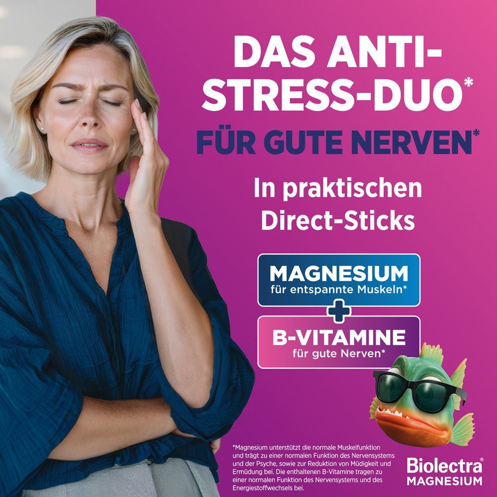 Biolectra Magnesium 400 mg Nerven & Muskeln Vital 60 St Pellets