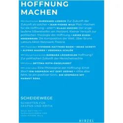 Hoffnung machen, Sachbücher von Jean-Pierre Wils, Klaas Huizing