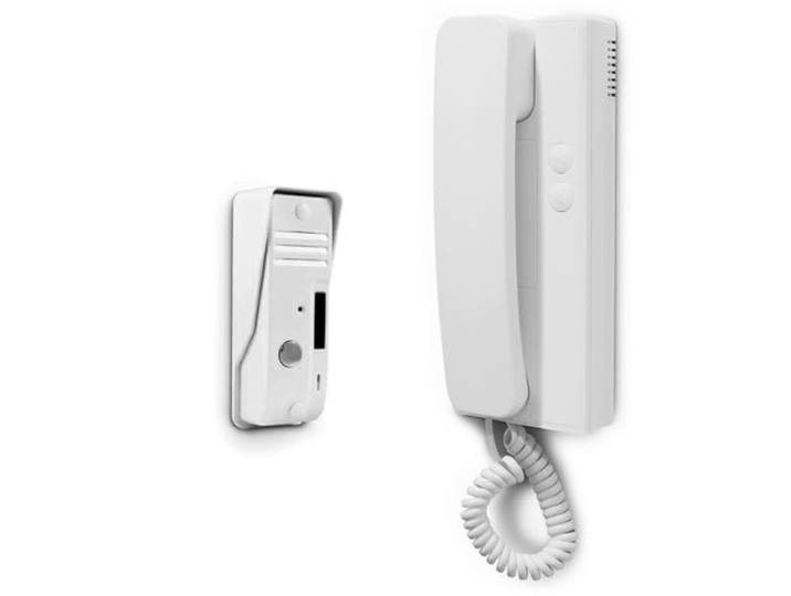 Avidsen Interphone Audio 2 Fils pour Maison avec Platine de Rue Communication bidirectionnelle\, Installation 2 conducteurs\, Compatible ouvre-porte\, Protection intempéries\, Usage résidentiel
