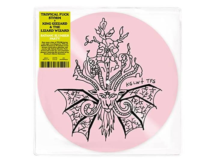 Satanic Slumber Party-Vinyle Rose Sérigraphié