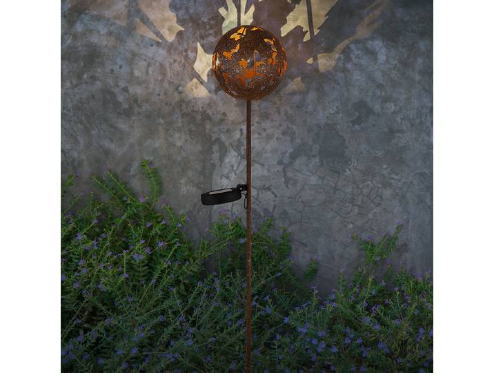 Lampe solaire 36747 Ø 12cm Orange