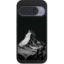 Nivocase Handyhülle für Google Pixel 10 Pro Hülle NIVOpure Case Schwarz Alpspitze Berg Schnee (Google Pixel 10 Pro), Smartphone Hülle, Schwarz