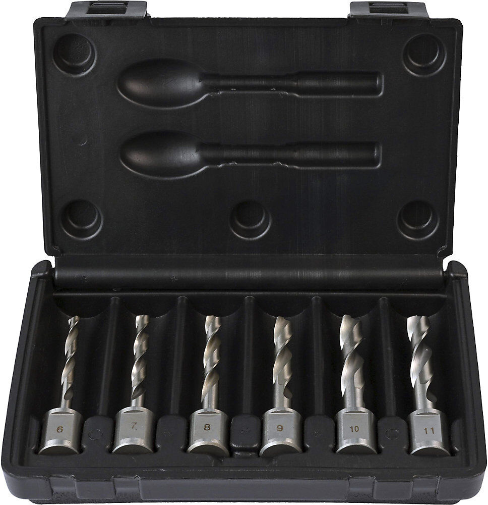 WELDON Spiralbohrer-Set HSS-G, aus Schnellarbeitsstahl, 6 Teile, 50 mm Projahn