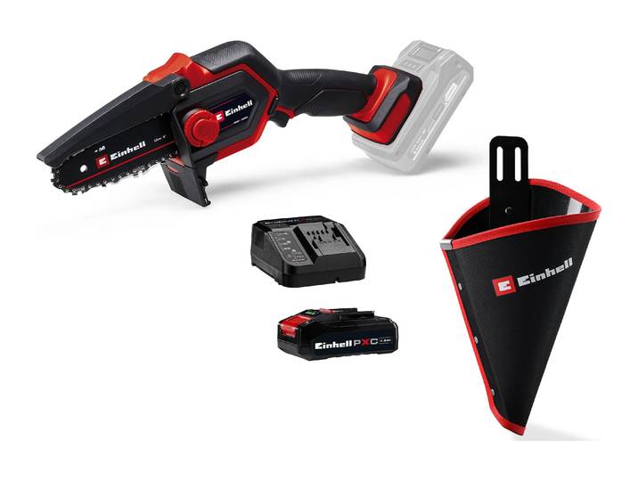 Akku-Säge EINHELL GE-PS 18/15 Li 1 x 2.5Ah, Holster Kit , schwarz (keine angabe), L:125mm, Sägemaschinen, Akku-Säge
