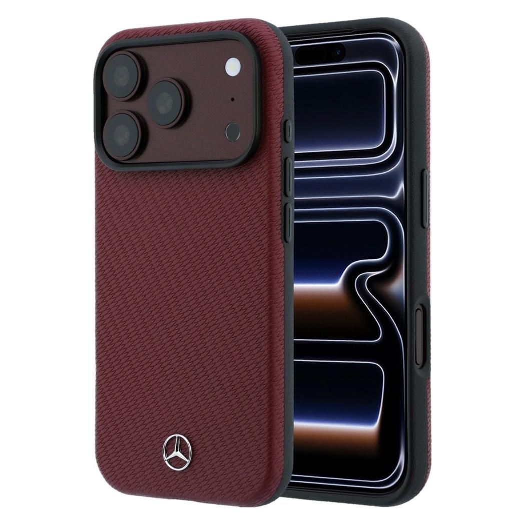 Mercedes Case Case Grill Pattern and Card Wallet Leather MagSafe for iPhone 18 Pro Max/17 Pro Max (Apple iPhone 17 Pro Max, Apple iPhone 18 Pro Max) (Mer008925)